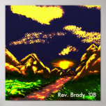 Sierra Sunset Poster