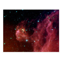 sig07-006 Red dust sky cloud Post Card