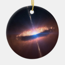 sig10-012 disc around a bright baby star christmas tree ornaments