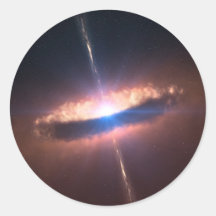 sig10-012 disc around a bright baby star sticker