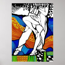 Siga el Baile Tango Print