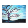 sigh blue post card