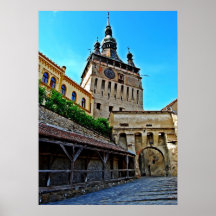 Sighisoara - Dracula's Birthplace Clocktower Posters