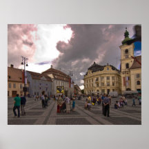 Sighisoara - Dracula's Birthplace St Mary's Church Poster