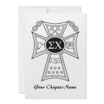 Sigma Chi Badge Custom Invites