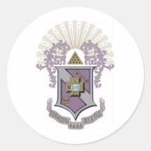 Sigma Pi Good Crest 4-C Stickers