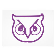 Sigma Pi Owl Colour Personalized Announcements