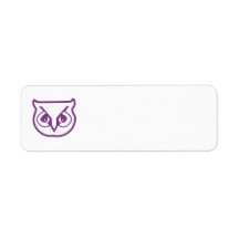 Sigma Pi Owl Colour Return Address Label