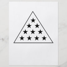 Sigma Pi Pyramid B+W Flyer Design