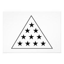 Sigma Pi Pyramid B+W Invitation