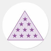 Sigma Pi Pyramid Purple Sticker