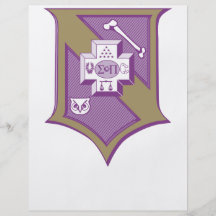 Sigma Pi Shield 2-Colour Full Colour Flyer