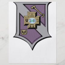 Sigma Pi Shield 4-Colour Flyers