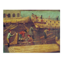 Sign for the Marangoni Family of shipbuilders Post Cards