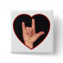 SIGN LANGUAGE I LOVE YOU HEART, HAND PIN