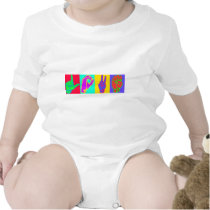 Sign Language LOVE Andy Warhol T Shirts