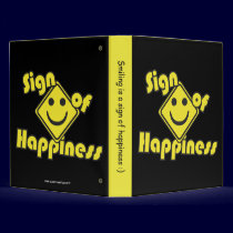 Sign of Happiness binders