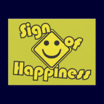 Sign of Happiness postcards