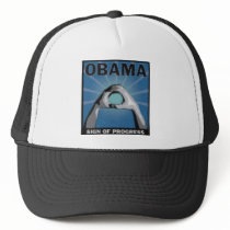 Sign of Progress-Obama Trucker Hats