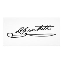 Signature Autograph of Davy Crockett Photo Greeting Card