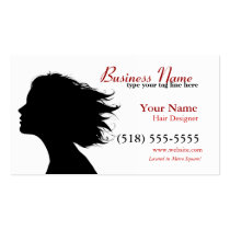 signature in red business cards