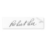 Signature of Confederate General Robert E. Lee Bumper Stickers