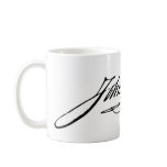 Signature of Founding Father John Hancock Coffee Mug