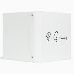 Signature of Soviet Union Premier Joseph Stalin 3 Ring Binders