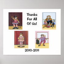 Signature Poster to Thank a Dance Instructor