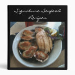 Signature Seafood Recipe Binder