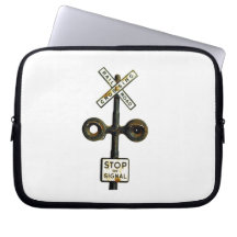 Signaux de croisement de chemin de fer de fer de f trousses pour ordinateur portable