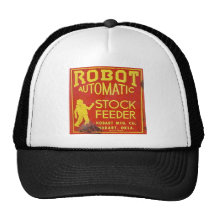 signe d'alimentation automatique de robot casquettes de camionneur