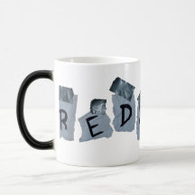 Signe de plouc de ruban adhésif tasse