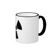 Signe de rayonnement tasses