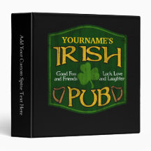 Signe irlandais personnalisé de Pub
