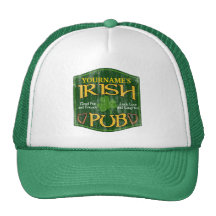 Signe irlandais personnalisé de Pub Casquette