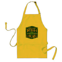 Signe irlandais personnalisé de Pub Tablier