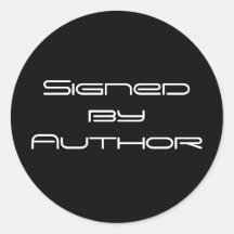 Signed by Author Stickers