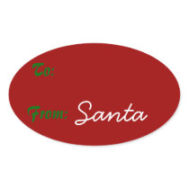 Signed by Santa! Stickers