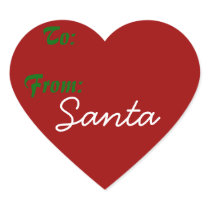 Signed by Santa! Stickers