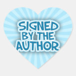 Signed By The Author Blue Stickers