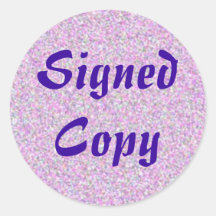 Signed Copy - Round Stickers (10)