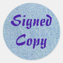 Signed Copy - Round Stickers (9)