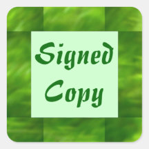 Signed Copy - Square Stickers (17)