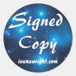 Signed Copy with URL Stickers
