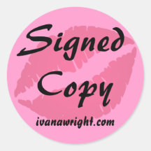 Signed Copy with URL Stickers