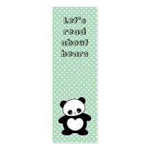 Signet de panda de Kawaii Carte De Visite