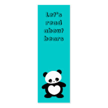 Signet de panda de Kawaii Carte De Visite