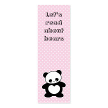 Signet de panda de Kawaii Carte De Visite