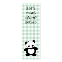 Signet de panda de Kawaii Carte De Visite
